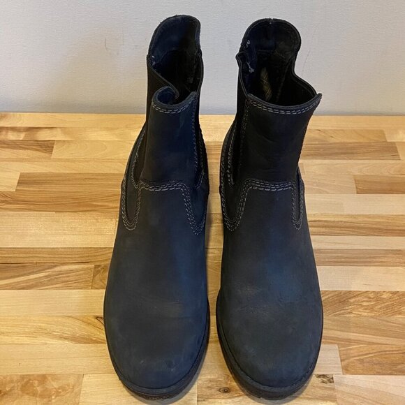 Cougar Dallas Waterproof Womens chunky heels Ankle Boots Dark blue Size 7M - Picture 4 of 16